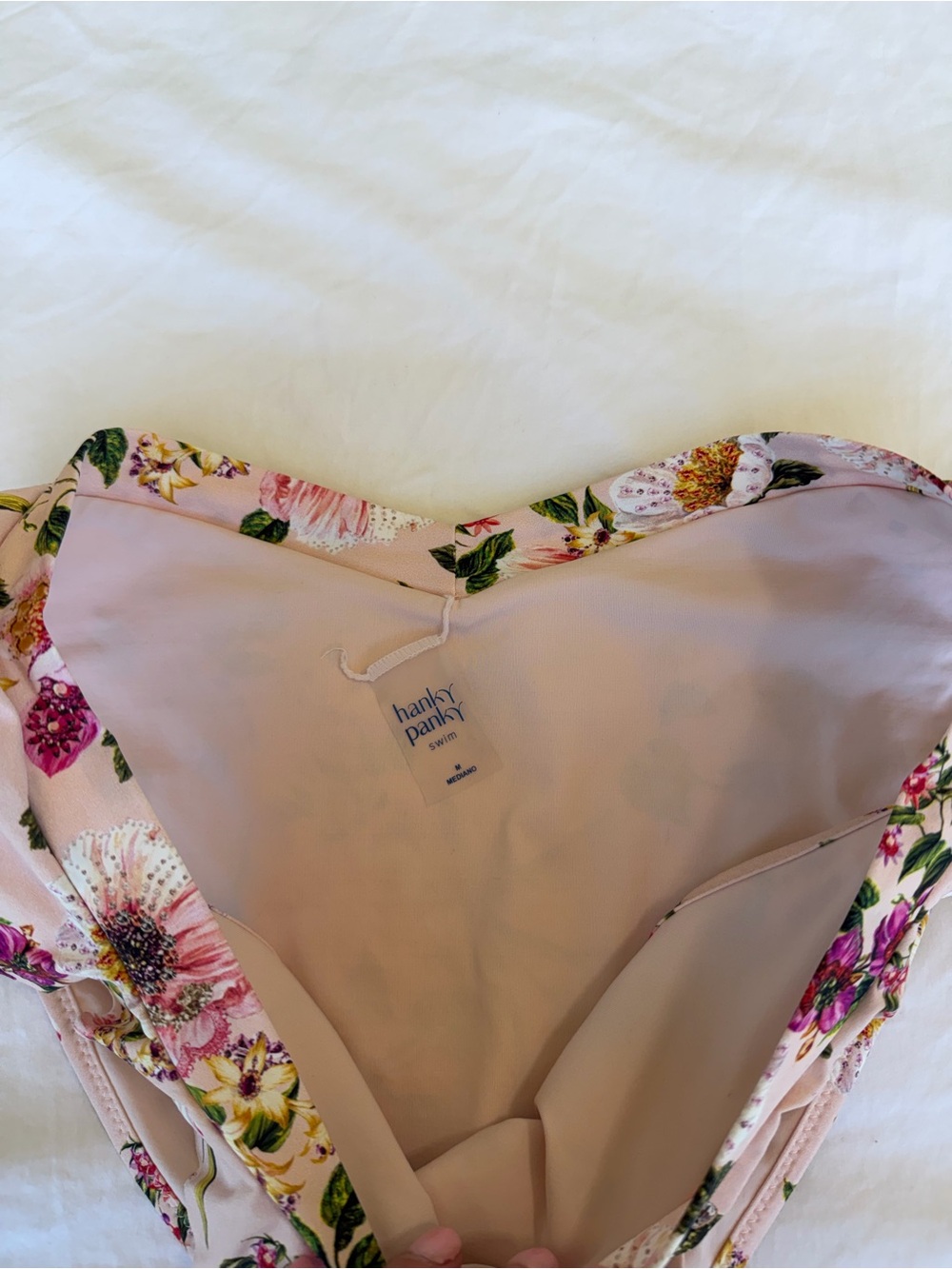 Hanky Panky Ruffle Floral Summer Bikini Bottom - Picture 2 of 4